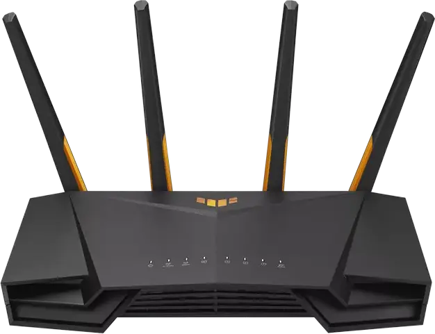 Роутер ASUS TUF Gaming AX4200 WiFi 6, двухдиапазонный AX4200, порт WAN 2.5 Гбит/с, 4-ядерный процессор 2.0 ГГц, AiMesh, VPN Fusion, WPA3, черный