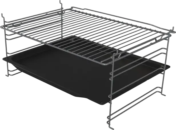 Gorenje GG6A10WFFM Gas Range Cooker, 4 Burners, 72L Oven, Cast Iron Grates, White Enamel, Steam Cleaning, Class A, 60x85x60 cm