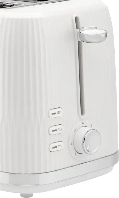 Prăjitor de pâine Gorenje T850DPW, 2 fete, 850W, 7 nivele de prăjire, sistem High Lift, funcții de dezgheț și reîncălzire, tăviță pentru firimituri, Culoare: Alb