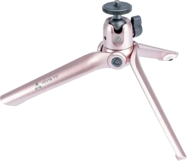 Mini trepied Vanguard VESTA TT1 ROSE, Cap trepied de minge, Roz
