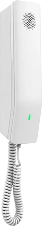 Grandstream GHP610 Compact IP Hotel Phone, 2 SIP Accounts, 2 Lines, PoE, HD Audio, 3-Way Conferencing, GDMS Management, Wall-Mountable, White
