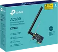 TP-Link Archer T2E AC600 Wireless Dual Band PCI Express Adapter, 600Mbps Wi-Fi, 5GHz 433Mbps, 2.4GHz 200Mbps, MU-MIMO, Detachable High-Gain Antenna