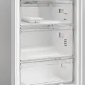 Indesit INK 25361 S4E Free-standing Combi Refrigerator, 316L Total Volume, Bottom Freezer, Dual Cooling, Stainless Steel, Energy Class E, 186.5 cm