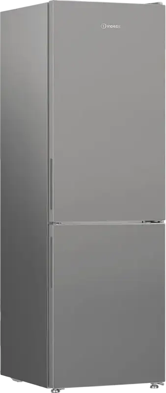 Indesit INK 25361 S4E Free-standing Combi Refrigerator, 316L Total Volume, Bottom Freezer, Dual Cooling, Stainless Steel, Energy Class E, 186.5 cm