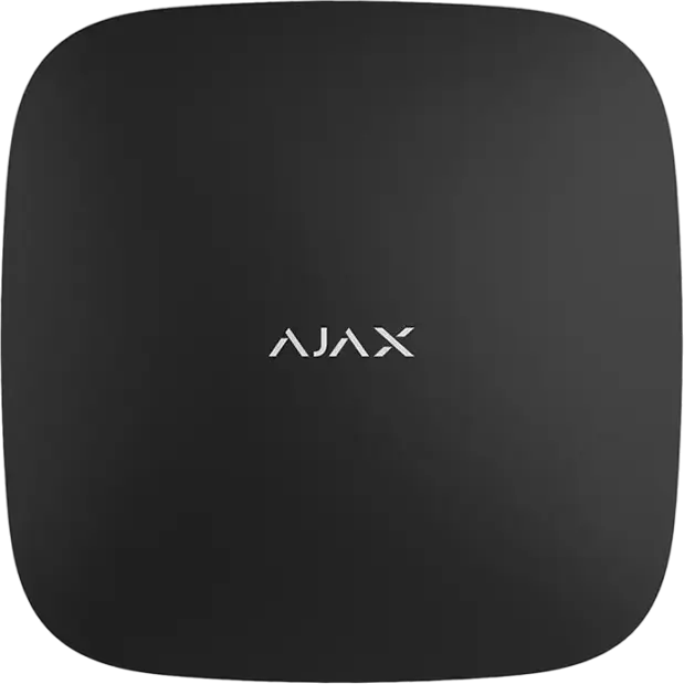 Интеллектуальная панель управления сигнализацией Ajax Hub 2, Ethernet и две SIM-карты 2G GSM, радиотехнологии Jeweller и Wings, до 100 устройств, IP50