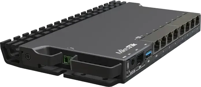 MikroTik RB5009UG+S+IN Router, Marvell Quad-core 1.4GHz ARMv8, 1GB DDR4 RAM, 1GB NAND, 7x Gigabit Ethernet, 1x 2.5G Ethernet, 1x 10G SFP+, USB 3.0, PoE-in