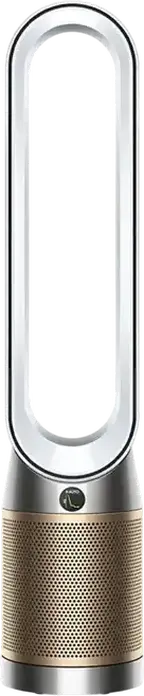 Dyson Purifier Cool PC2 De-NOx TP12 2-in-1 Air Purifier and Fan, HEPA Carbon Catalytic Filters, Wi-Fi, MyDyson App, LED Display, White and Gold