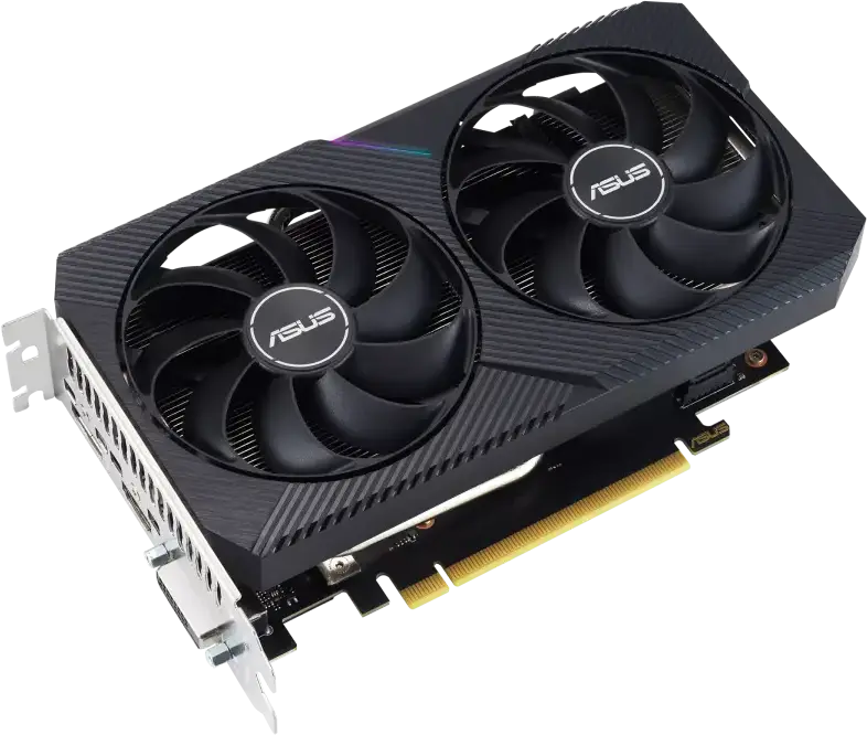 Placa Video ASUS Dual GeForce RTX 3050 V2 OC Edition, 8GB GDDR6, NVIDIA Ampere, Ray Tracing, DLSS, Ventilatoare Axial-tech, DUAL-RTX3050-O8G-V2