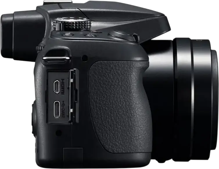 Panasonic Lumix DC-FZ82D Camera Bridge, 18.1MP, Zoom Optic 60x, Echivalent 20-1200mm, Video 4K, Vizor OLED, Negru