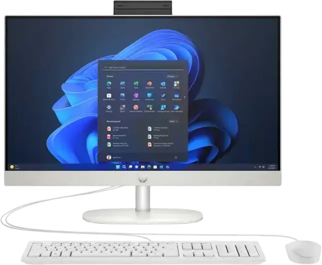 Computer All-in-One HP ProOne 240 G10, 23,8", Intel Core Ultra 5 125U, 8GB/512GB, Fără SO, Alb