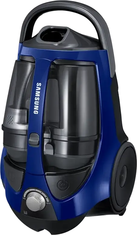 Samsung VCC8836V36 Bagless Canister Vacuum Cleaner, 2200W Power, 430W Suction, HEPA 13 Filter, 2L Dust Container, Telescopic Steel Tube, Turbo Brush