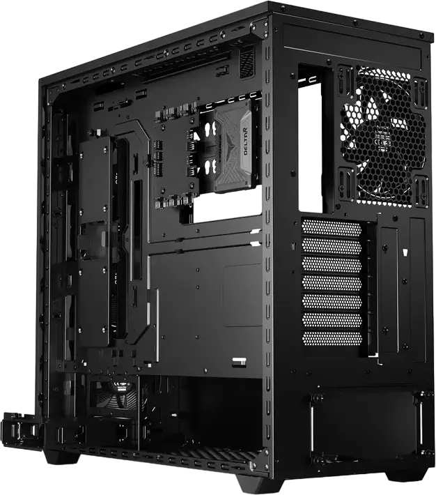 Carcasa PC be quiet! Shadow Base 800 FX, Neagra, Midi-Tower E-ATX, 4 ventilatoare 140mm Light Wings ARGB PWM, Sticla Temperata, Suport Radiator 420mm, USB-C