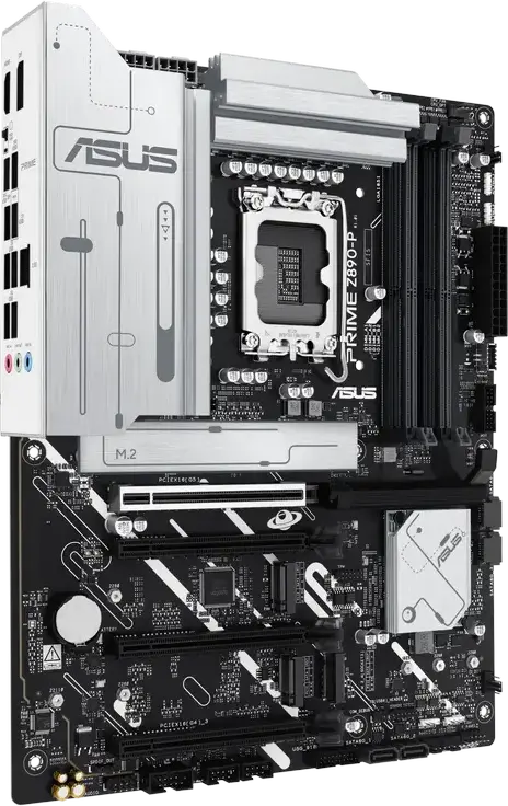Placa de baza ASUS PRIME Z890-P ATX LGA1851 Chipset Intel Z890 pentru Processore Intel Core Ultra Series 2 DDR5 8666+ MT/s PCIe 5.0 4x M.2 Ethernet 2.5Gb
