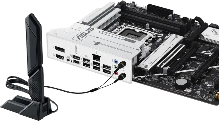 Материнская плата ASUS PRIME Z890-P WIFI LGA1851 Intel Z890 для Intel Core Ultra Series 2, DDR5 8666+ MT/s, PCIe 5.0, Wi-Fi 7, Thunderbolt 4, ATX