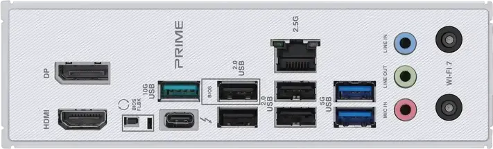 Материнская плата ASUS PRIME Z890-P WIFI LGA1851 Intel Z890 для Intel Core Ultra Series 2, DDR5 8666+ MT/s, PCIe 5.0, Wi-Fi 7, Thunderbolt 4, ATX