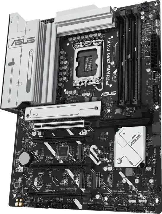 Материнская плата ASUS PRIME Z890-P WIFI LGA1851 Intel Z890 для Intel Core Ultra Series 2, DDR5 8666+ MT/s, PCIe 5.0, Wi-Fi 7, Thunderbolt 4, ATX