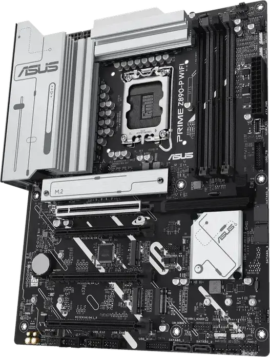 Материнская плата ASUS PRIME Z890-P WIFI LGA1851 Intel Z890 для Intel Core Ultra Series 2, DDR5 8666+ MT/s, PCIe 5.0, Wi-Fi 7, Thunderbolt 4, ATX