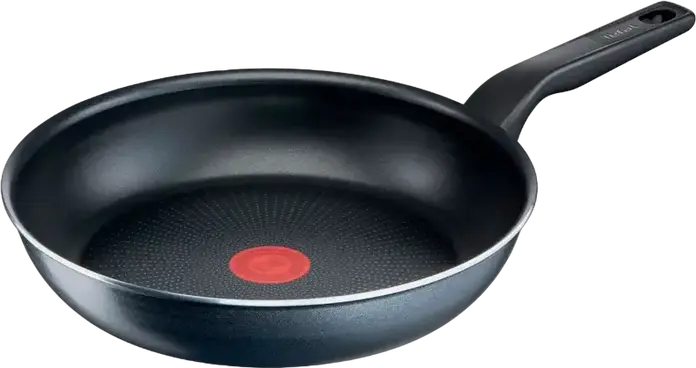 Tiga Tefal C3850553 XL Force 26 cm, Strat Nonaderent Titanium 2X, Indicator Termic Thermo-signal, Aluminiu, fara PFOA, Fabricata in Franta