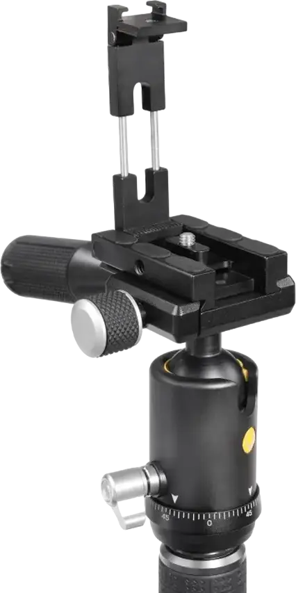 Trepied de Calatorie si Monopod Vanguard VEO 3T 235CBP din Fibra de Carbon, Cap Sferic Arca, Suporta 8kg, Inaltime 157cm, Suport Smartphone QS-72T