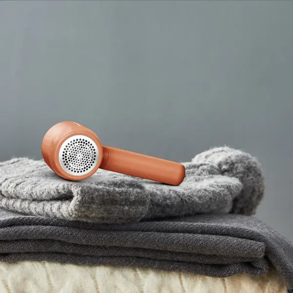 Aparat de curatat scame Rowenta Easy Care JA8001E0, Reincarcabil, Incarcare USB-C, Autonomie 60 min, cu Perie de Curatare, Portocaliu