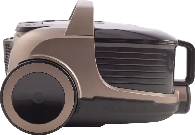 Gorenje VCE08GAPGOCY Bagless Cylinder Vacuum Cleaner, 850W Motor, 170W Suction Power, 3.3L Container, HEPA Filter, Bronze, ActiveBumper