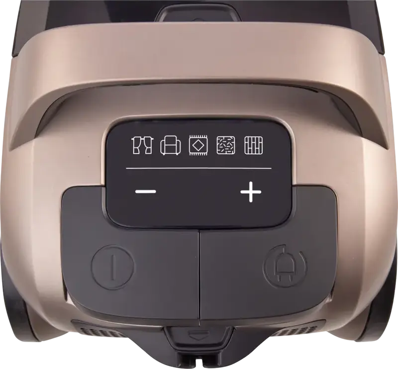 Gorenje VCE08GAPGOCY Bagless Cylinder Vacuum Cleaner, 850W Motor, 170W Suction Power, 3.3L Container, HEPA Filter, Bronze, ActiveBumper