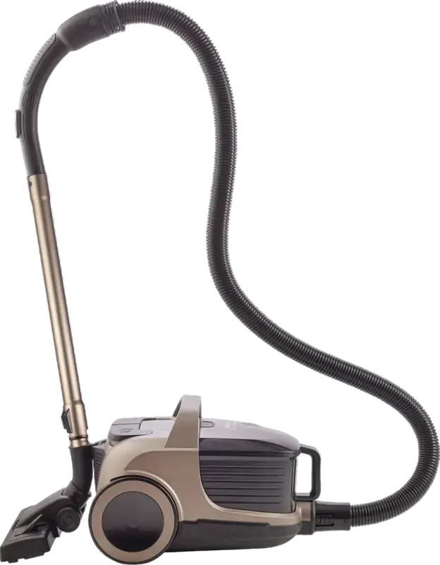 Gorenje VCE08GAPGOCY Bagless Cylinder Vacuum Cleaner, 850W Motor, 170W Suction Power, 3.3L Container, HEPA Filter, Bronze, ActiveBumper