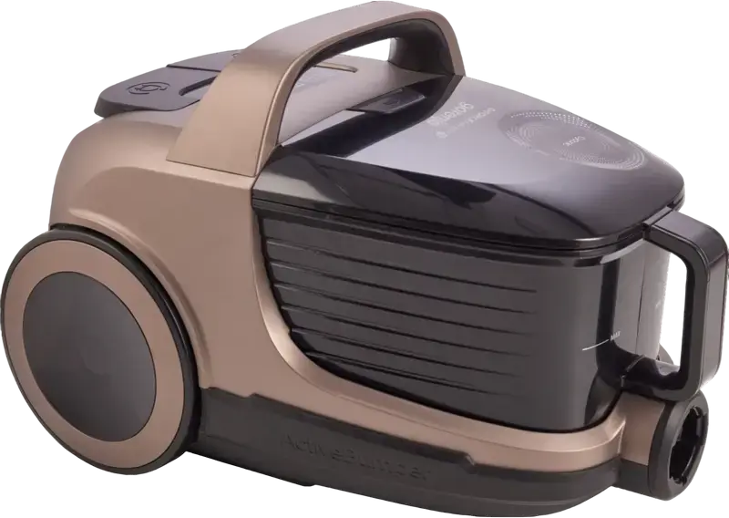 Gorenje VCE08GAPGOCY Bagless Cylinder Vacuum Cleaner, 850W Motor, 170W Suction Power, 3.3L Container, HEPA Filter, Bronze, ActiveBumper