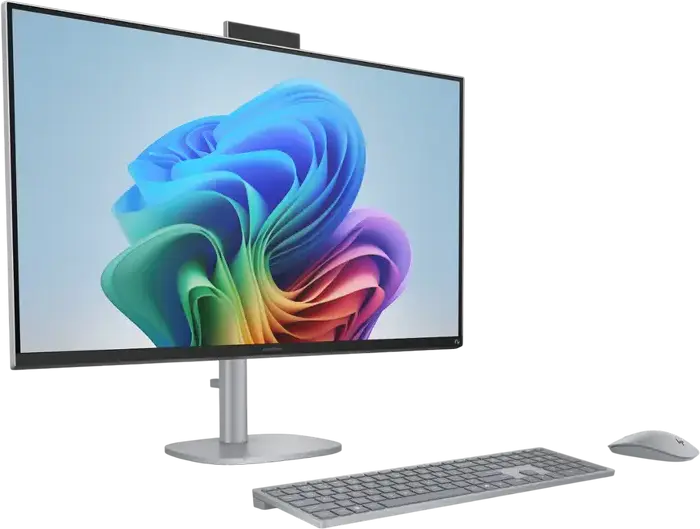 Computer All-in-One HP OmniStudio X NG AI, 31,5", Intel Core Ultra 7 258V, 32GB/1024GB, Windows 11 Home, Argintiu