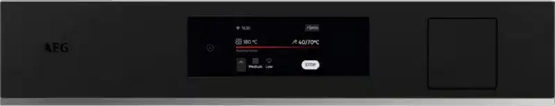 Встраиваемый электрический духовой шкаф AEG TP8SB731AT MealAssist 8000, 70л, A++, матовый черный, SteamPro, AirFry plus, Sous vide, WiFi, TFT-дисплей