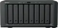 Сетевое хранилище Synology DS1825+ NAS Disk Station, 8 отсеков, AMD Ryzen V1500B 4-ядра 2.2 ГГц, 8ГБ DDR4 ECC RAM, 2 слота M.2 NVMe, Dual 1GbE LAN, Черный