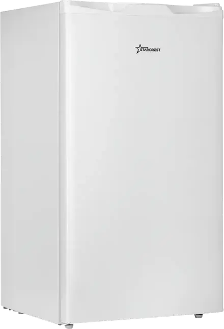 STARCREST SF-85WH-E Single Door Refrigerator, 85L Net Volume, Energy Class E, Static Cooling, LED Lighting, White, 82x45x45 cm
