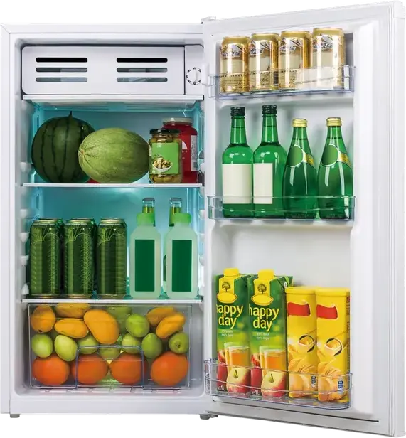 STARCREST SF-85WH-E Single Door Refrigerator, 85L Net Volume, Energy Class E, Static Cooling, LED Lighting, White, 82x45x45 cm
