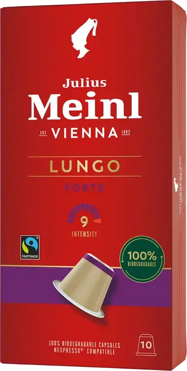 Cafea Julius Meinl Lungo Forte, 10 buc