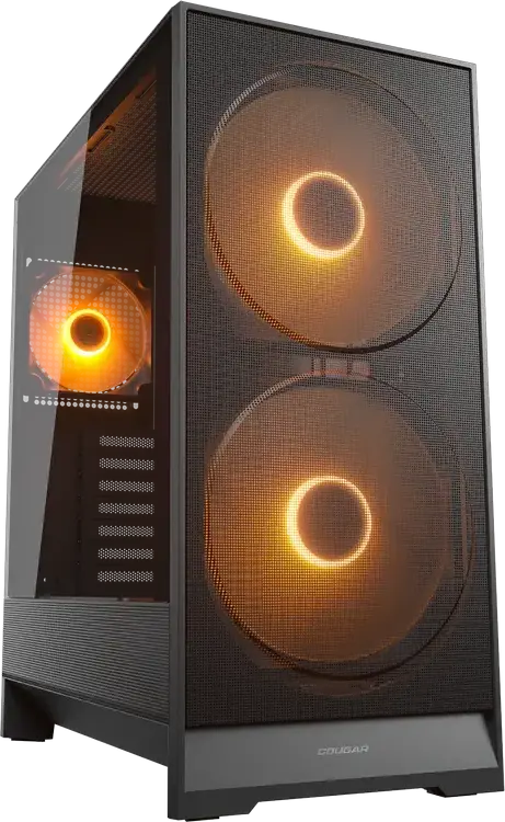 Carcasă PC Cougar Airface 180, Midi-Tower, Fără PSU, Negru