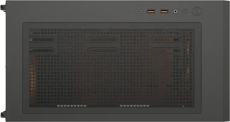 Игровой корпус Cougar Airface 180 Mid Tower, Черный, 2 ARGB PWM вентилятора 180мм, поддержка ATX, вертикальная установка GPU, USB 3.2 Gen 2 Type-C, RGB Hub