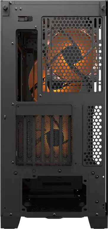 Корпус Cougar Airface FLO RGB Mid Tower, Черный, поддержка E-ATX, 3 ARGB PWM вентилятора, закаленное стекло, USB-C 3.2 Gen 2, CGR-5YA6W-RGB