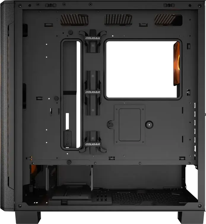 Корпус Cougar Airface FLO RGB Mid Tower, Черный, поддержка E-ATX, 3 ARGB PWM вентилятора, закаленное стекло, USB-C 3.2 Gen 2, CGR-5YA6W-RGB