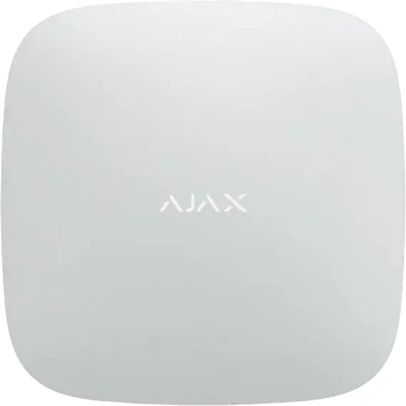 Panou inteligent de control al alarmei Ajax Hub 2 Plus, Alb