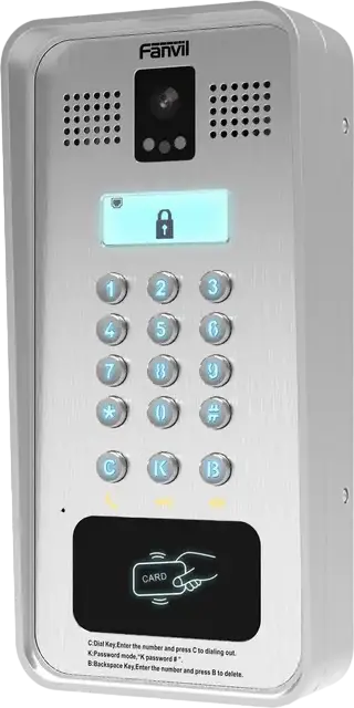 Interfon IP Fanvil i33VF, Gri