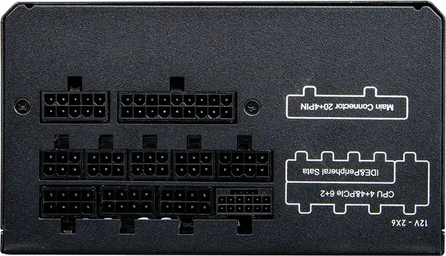 Cougar Power GR 850W Power Supply, 80 PLUS Gold, Fully Modular, ATX 3.1, PCIe 5.1, 12V-2X6 Connector, CGR GDN-850, Black