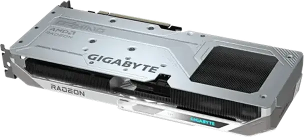 Видеокарта Gigabyte Radeon RX 9060 XT GAMING OC ICE, 16ГБ GDDR6, PCI-E 5.0, 3320 МГц Boost, Тройное охлаждение, RGB, Белый/Серебристый