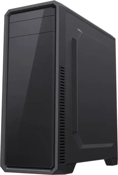 Carcasă PC Gamemax G561E-BK, Midi-Tower, Fără PSU, Negru