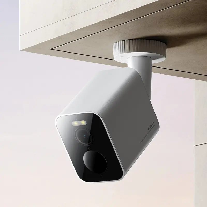 Xiaomi Outdoor Camera BW300 2K 3MP IP Security Camera, IP67 Weatherproof, 4900mAh Battery, Smart Full-Color Night Vision, Two-Way Audio, White