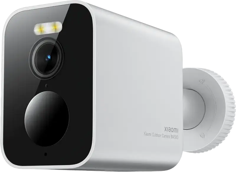 Xiaomi Outdoor Camera BW300 2K 3MP IP Security Camera, IP67 Weatherproof, 4900mAh Battery, Smart Full-Color Night Vision, Two-Way Audio, White