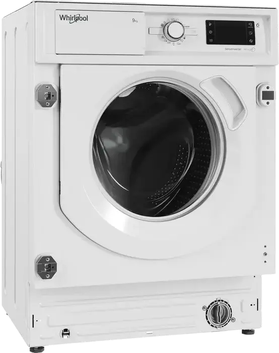 Whirlpool BI WMWG 91485 EU Built-in Front Load Washing Machine, 9 kg Capacity, 1400 RPM, SenseInverter Technology, LED Display, White