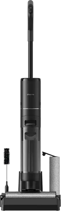 Aspirator Wet & Dry Dreame H12 Pro Flexreach, Putere Suctie 18000 Pa, 400W, Pozitionare Plat 180 Grade, Perie TangleCut, Autocuratare cu Aer Cald, Negru