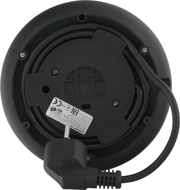Polaris PWK 1794C Golf Electric Kettle, 1.7L, 2200W, Plastic Housing, Concealed Heating Element, Dry Boil Protection, Anti-calc Filter, Black