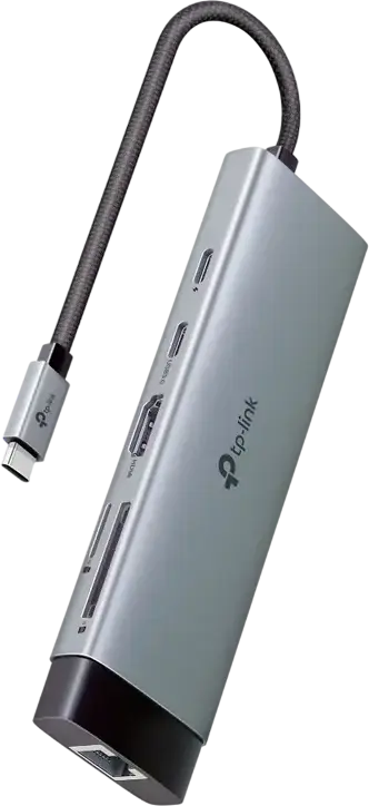 Adaptor Hub TP-LINK UH9120C, Argintiu