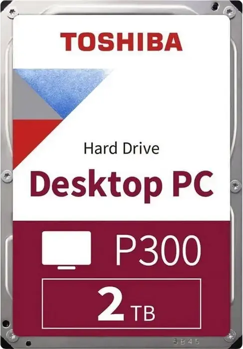 Toshiba P300 Performance Internal HDD HDWD320UZSVA 2TB 3.5 inch 7200 RPM 256MB Cache SATA-3 6Gb/s for Desktop PC with Dual-stage Actuator